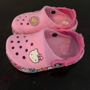 Hello kitty crocs